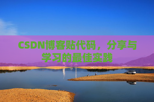 CSDN博客贴代码，分享与学习的最佳实践